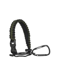 Uchwyt do butelki (paracord) AquaFlask – BLACK/A.GREEN
